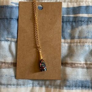 Kate Spade Multi Champagne Bottle Necklace